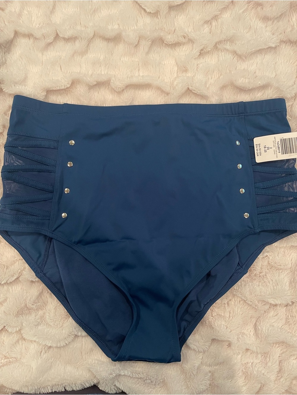 torrid Deep Navy Swim Bottoms with‎ Branded Tag